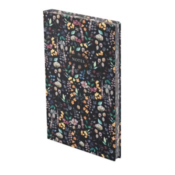 404 Notes found, B5 jegyzetfüzet, Flowers Black