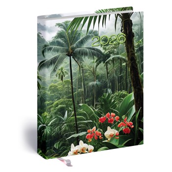 2-Day, B6 kétnapi beosztású határidőnapló + jegyzet, Orchidea