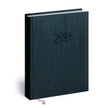 2-Day, B6 kétnapi beosztású határidőnapló + jegyzet, Zöld