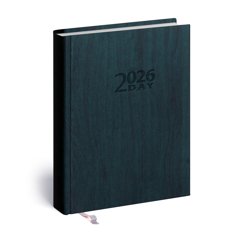2-Day, B6 kétnapi beosztású határidőnapló + jegyzet, Zöld