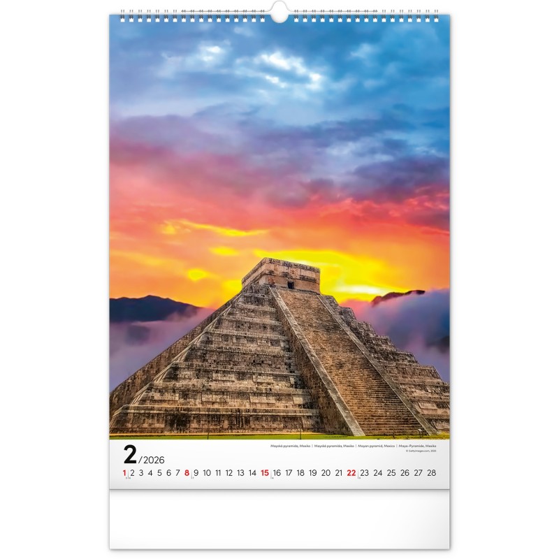 All Around the World, képes falinaptár 2026