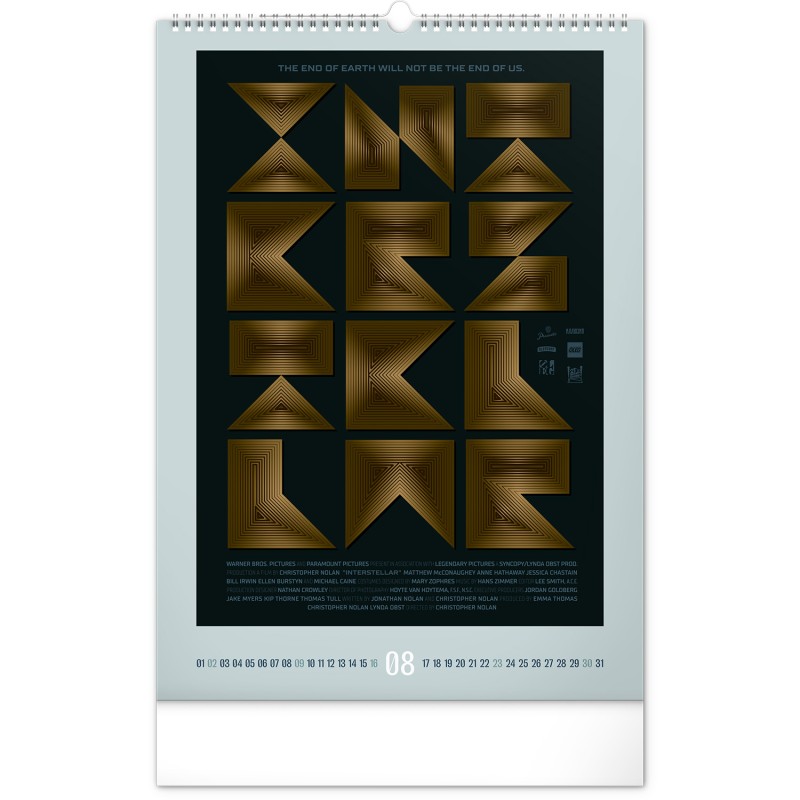 Alternative Movie Posters, képes falinaptár 2026