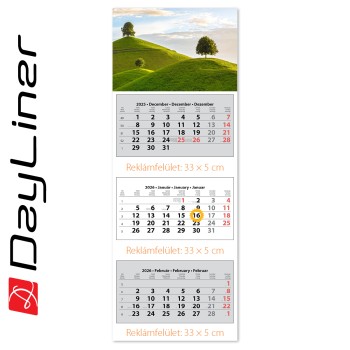 SP3, 3 tömbös 3 hónapos speditőr naptár - Hangulat fejrésszel